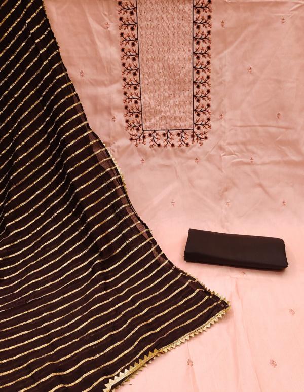 TCNX Coco Silk 2 Designer Unstich Dress Material